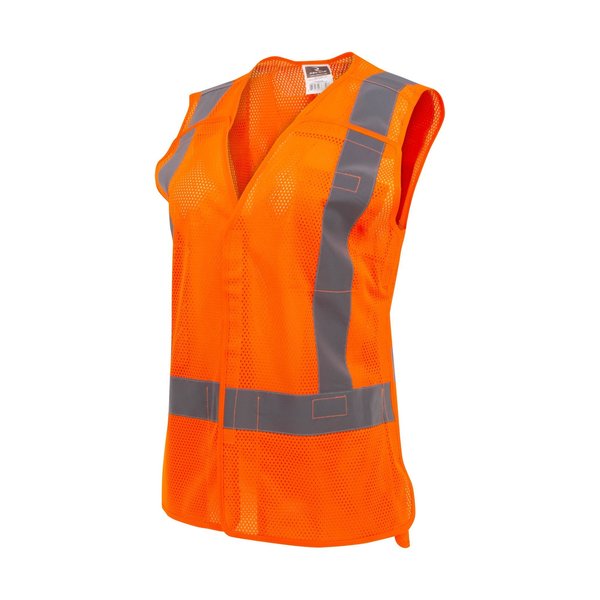 Radians SV4W Women's Breakaway Vest, HiVis Orange, Size XL SV4WOMXL
